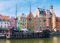 Medieval Wooden Tourist Ship in Gdansk, Poland