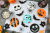 Halloween Ghosts from Colored Sugar Paste