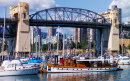 The Burrard Bridge in Vancouver, Canada