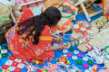 Jute Doll Making at a Craft Fair in Kolkata, India