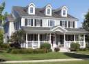 Large Suburban Home with a Porch