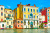 Colorful Buildings along the Grand Canal in Venice