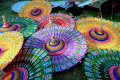 Painted Umbrella Festival in Solo, Indonesia