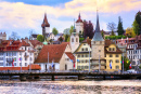 Historic Old Town of Lucerne, Switzerland