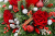 Christmas Decorations with Red Roses