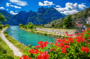 Sarca River, Torbole, Lake Garda, Italy