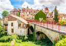 View of the Village of Carennac, France