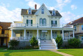 Historic Victorian Houses in Cape May, NJ, USA