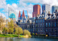 Binnenhof Castle at Lake Hofvijver, The Hague