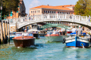 Walking along the Canals of Venice, Italy