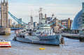 HMS Belfast Cruiser in London, United Kingdom