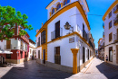 Street View of the Old Andalusian City of Cordoba