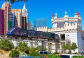 Monorail Train in Las Vegas, Nevada, USA