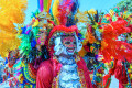 Carnival Participants in Barranquilla, Colombia