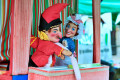 Punch and Judy Show, Burnley, Lancashire, UK