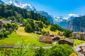 Mountain Village of Wengen, Switzerland