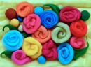 Multi-Colored Wool for Felting