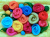 Multi-Colored Wool for Felting