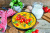 Frittata with Cherry Tomatoes for Breakfast
