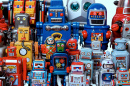 Vintage Tin Robot Collection