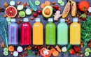 Colorful Healthy Smoothies and Juices