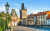 Morning Sunlight on Charles Bridge in Prague