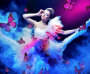 Beauty in the Fog with Butterflies