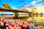 View of the Dragon Bridge at Sunset, Vietnam