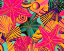 Seashells Marine Pattern