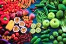 Colorful Fresh Fruits and Vegetables