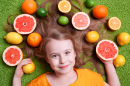 Colorful Citrus Fruits