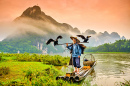 Traditional Cormorant Fishing on the Li River, China