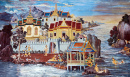 Thai Art Painting at Wat Phra Kaew Temple