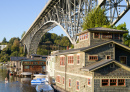 Aurora Bridge in Seattle, Washington, USA