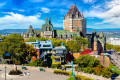 View of Frontenac Castle, Old Quebec, Canada