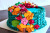 Floral Decorated Birthday Cake
