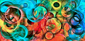 Abstract Psychedelic Background