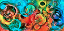 Abstract Psychedelic Background