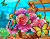 A Basket of Flowers and Butterflies