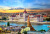 Vibrant Sunset over Budapest, Hungary