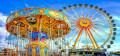 Fairground Amusement Rides in Munich, Germany