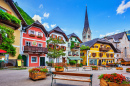 Main Square in Hallstatt, Austria