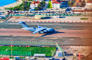 Raf Plane at Gibraltar International Airport