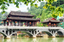 Tuojiang River in Fenghuang Ancient Town, China