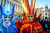 Colourful Masks at the Carnival in Venice, Italy