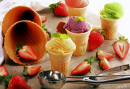 Ice Cream of Different Flavors