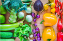 Rainbow Composition of Vegetables