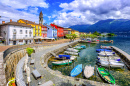 Old Town of Ascona on Lake Maggiore, Switzerland