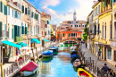 Malcantone Canal in Venice, Italy