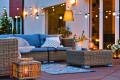 Summer Evening on the Garden Terrace